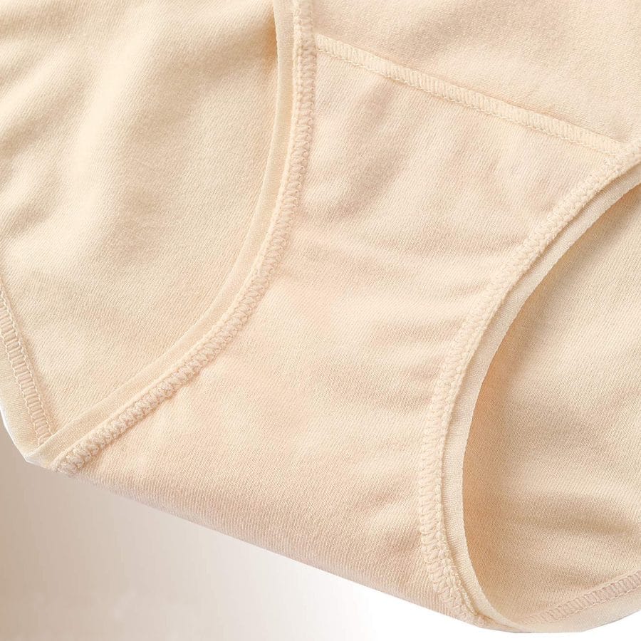 Women Bikini Underwear Breathable Cotton Nude Color