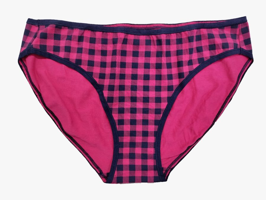 Printed Cotton Panty Magenta Colored